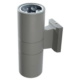 Светильник светодиодный архитектурный PWL-26090/30D 2х5Вт 6500К GR IP65 фасадный исполнение двухстор