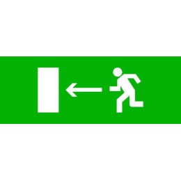 Пиктограмма "Направление налево" 320х120мм (для EXIT SAFEWAY-40) EKF pkal-01-03