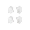 Заглушка WPH-FLEX-1018-SIDE WHITE с отверстием пластик Arlight 040856