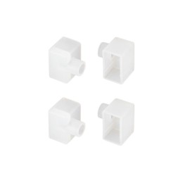 Заглушка WPH-FLEX-1018-SIDE WHITE с отверстием пластик Arlight 040856