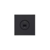 Розетка телефонная евро СП ZIMA IP20 черн. бархат LEZARD 704-4288-137
