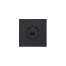 Розетка телефонная евро СП ZIMA IP20 черн. бархат LEZARD 704-4288-137