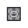 Розетка телефонная евро СП ZIMA IP20 черн. бархат LEZARD 704-4288-137