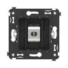 Розетка компьютерная 1-м СП Avanti "Черный матовый" RJ45 кат.5E без шторок экранир. механизм DKC 441