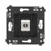 Розетка компьютерная 1-м СП Avanti "Черный матовый" RJ45 кат.6 без шторок экранир. механизм DKC 4412