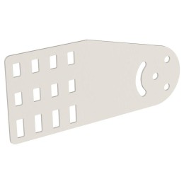 Пластина шарнирная H=100мм RAL 9016 IEK CLM51D-PSH-100-9016