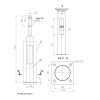 Опора ОККф-11.0(К280-200-4х30) оцинк. Пересвет В00002819