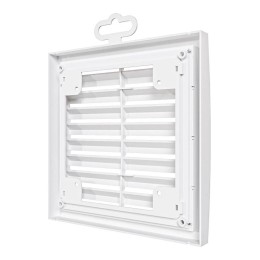Решетка вентиляционная вытяжная 150х150 бел. ERA 1515РР