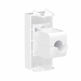 Розетка компьютерная 1мод. Avanti "Белое облако" RJ45 кат.6A без шторок модульная механизм DKC 44006