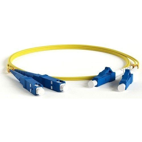 Патч-корд FC-S2-9-LC/UR-SC/AR-H-2M-LSZH-YL волоконно-оптический (шнур) SM 9/125 (OS2) LC/UPC-SC/APC