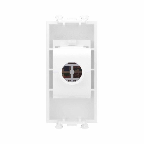 Розетка компьютерная 1мод. Avanti "Белое облако" RJ45 кат.6 без шторок модульная механизм DKC 440069