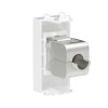 Розетка компьютерная 1мод. Avanti "Белое облако" RJ45 кат.5E без шторок экранир. модульная механизм