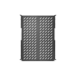 Полка выдвижная 19дюйм Ш418хГ600мм для шкафа и стойки глубиной 800мм черн. TLK TLK-SHFC-600R-BK