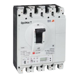 Выключатель автоматический с блоком защиты от токов утечки OptiMat T400L-RCA ETA 400A 4P КЭАЗ 356990