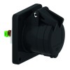 Розетка панельная 16А 3п 2P+PE 230-380В IP44 Quick Connect черн. Bals 130269