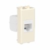 Розетка компьютерная 1мод. Avanti "Ванильная дымка" RJ45 кат.6A без шторок модульная механизм DKC 44