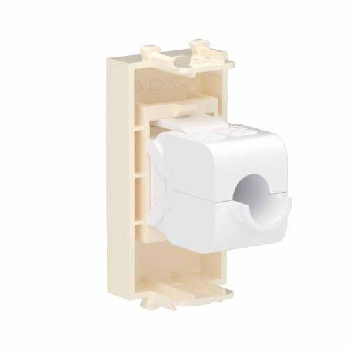 Розетка компьютерная 1мод. Avanti "Ванильная дымка" RJ45 кат.6 без шторок модульная механизм DKC 440