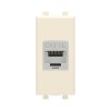 Розетка компьютерная 1мод. Avanti "Ванильная дымка" RJ45 кат.5E без шторок экранир. модульная механи