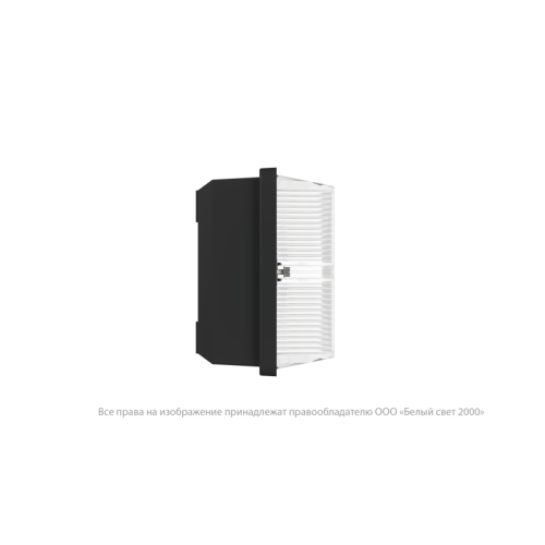 Оповещатель пожарный световой BS-UNIVERSAL-10-F1-24 5000K Black Белый свет a32314