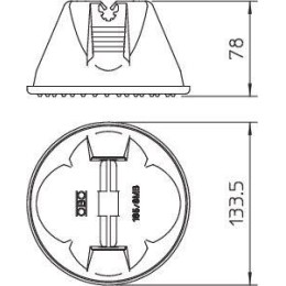 Держатель проволоки d8мм для плоской кровли Тип:165 MBG RD8 OBO 5218691
