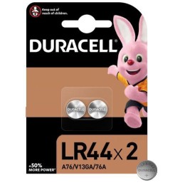 Элемент питания алкалиновый "таблетка" LR44/A76 1.5В BP-2 (блист.2шт) Duracell Б0009737