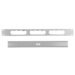 Органайзер кабельный горизонтальный с крышкой ОКГК-19дюйм-1U ССД 130411-00478