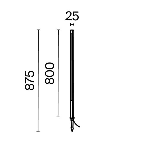 Светильник Pole 12Вт 3000К IP65 ландшафтный Maytoni O440FL-L12GF3K