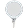 Лупа настольная малая 3Х с подсветкой 30 LED (подставка + прищепка) бел. REXANT 31-0247