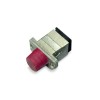 Адаптер проходной оптический FA-S11Z-FC/SC-N/RD-SL FC-SC SM/MM simplex корпус металл; красн. колпачк