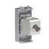 Розетка компьютерная 1мод. Avanti "Закаленная сталь" RJ45 кат.6A без шторок экранир. модульная механ