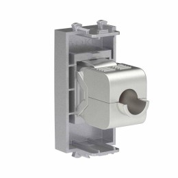 Розетка компьютерная 1мод. Avanti "Закаленная сталь" RJ45 кат.6A без шторок экранир. модульная механ