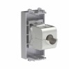 Розетка компьютерная 1мод. Avanti "Закаленная сталь" RJ45 кат.6 без шторок экранир. модульная механи