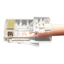 Разъем легкой оконцовки PLEZ-8P8C-U-C6-100 RJ-45 (8P8C) под витую пару кат.6 (50 µ"/ 50 микродюймов)