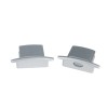 Набор аксессуаров UFE-N01 SILVER B POLYBAG для алюм. профиля заглушки 4шт пластик серебр. Uniel UL-0