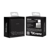 Выключатель проходной (переключатель) 1-кл. СП ROUND MIELE 10А с подсветкой оникс Kranz KR-78-0716-3