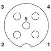 Кабель для датчика / исполнительного элемента SAC-5P-M12MS/ 5.0-PUR/M12FS SH Phoenix Contact 1693092