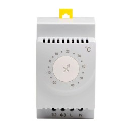 Термостат электронный с регулир. диапазон. темпер. -20...+60град.C переключ. контакт DKC R5ETH01