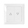Выключатель жалюзи 2-кл. СП 10А бел. Bylectrica С4 10-890