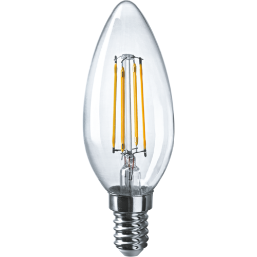 Лампа светодиодная 71 307 NLL-F-C35-4-230-2.7K-E14 4Вт свеча 2700К тепл. бел. E14 350лм 220-240В Nav
