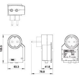 Устройство защиты от импульсных перенапр. УЗИП для силовых сетей (Класс III) 275В FC-SAT-D OBO 50928