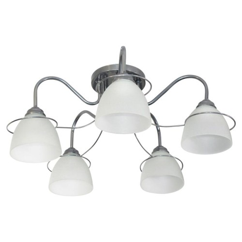 Светильник НСБ 01-5х60-137 "Атлас" 151 хром (Плафон 0898) E27 ИУ Элетех 1005404476