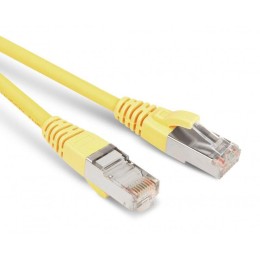 Патч-корд PC-LPM-STP-RJ45-RJ45-C5e-1M-LSZH-YL FTP экран. кат 5e 1м желт. Hyperline 230090