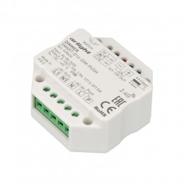 Arlight Диммер SMART-D14-DIM-PUSH (230V, 1.5А, 0-10V, 2.4G) (IP20 Пластик, 5 лет)
