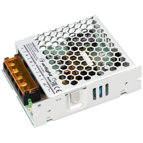 Arlight Блок питания ARS-50-24-FA (24V, 2.2A, 53W) (IP20 Сетка, 3 года)