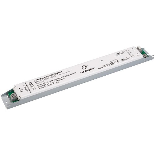 Arlight Блок питания ARV-SP24150-LONG-PFC-1-10V-A (24V, 6.25A, 150W) (IP20 Металл, 5 лет)