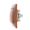 Переключатель проходной 1-кл. СП Mira 10А сосна LEZARD 701-0801-105