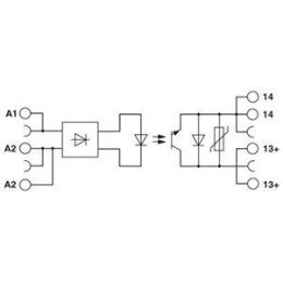 Модуль релейный PLC-OPT-220DC/300DC/1 Phoenix Contact 2900387