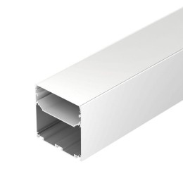 Профиль LINE-S-7575-2500 WHITE алюм. L2500 Arlight 041859