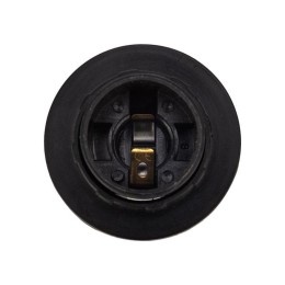 Патрон пластиковый термостойкий подвесной с кольцом E14 черн. Rexant 11-8827