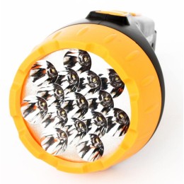 Фонарь аккумуляторный LED3815 15LED 2 режима аккум. SLA 220В пластик. черн./желт. (кор.) Ultraflash
